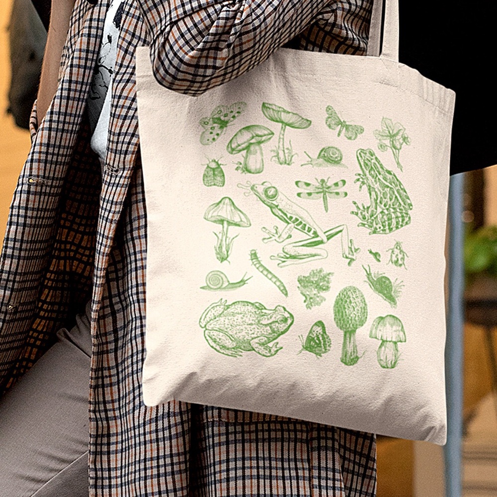 BNWT Etsy Frog Tote - Picture 4 of 8